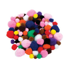 Pom Poms In 5 Sizes 14 Colours and Many Pack Sizes