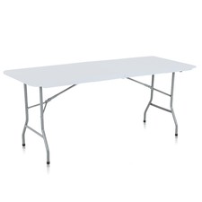 Original LA CASA Rattan Gartentisch 200x110x75cm Weiß//grau meliert NEU UVP 399