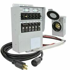 HWEBB A510C Pro/Tran2 50-Amp 10-Circuit 2 Manual Transfer Switch 