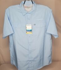 Nwt Caribbean Blue Linen & Rayon Tonal Stripe Long Sleeve Mandarin Collar Shirt 