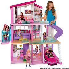 Barbie 3-Etagen Deluxe-Stadthaus mit 4 Zimmern Mattel Traumhaus Aufzug NEU & OVP 