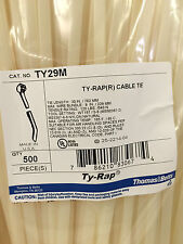 TY23MX Black 4" 18lb Ty-Rap Cable Ties 1,000pk 