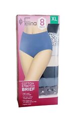 Laura Ashley Women's Brief Panties 5-pair Plus Size XL Style Ls7684 for  sale online