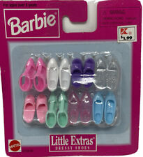 Vtg Barbie Accessories 1998 Mattel 12 PRS Casual & Sporty Shoes Little Extras for sale online