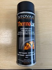 Stovax Thermolac 400ml High Temp Black Paint for Stoves Cast Grate BBQ -  Fp03 for sale online | eBay