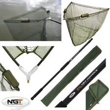 50" Inch Large Carp Pike Fishing Landing Net With dual 2 Net Floats NGT Tackle 