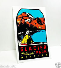 Glacier National Park Great Northern See America First Travel Decal // Sticker