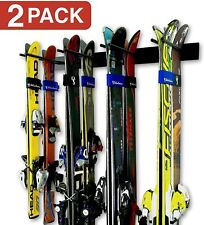 Omni Ski & Snowboard Wall Storage RackHolds 10 Pairs of SkisStoreYourBoard 