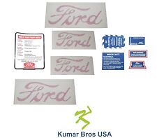 Ford 8n Tractor Decal Kit Set for 1950 to 1952 W/ Proofmeter Tach 8N5052DP for sale online 