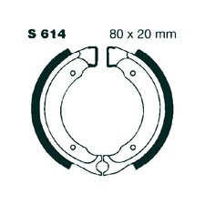 TRW Lucas Bremsbacken mit Federn MCS800 hinten Giantco Venus II 50 DT 4T