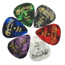 Paul Reed Smith PRS Solid White Celluloid Guitar Picks 12 Pack – Medium