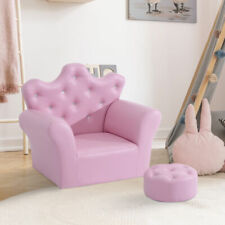 Details about   Kids Children's Chair Armchair Sofa Seat Leather Upholstered Bedroom Playroom 