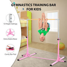 Walcut USPT4137 Adjustable Gymnastics Horizontal Bar for Kids Pink for sale online 