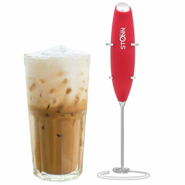 Metaltex 2592310000 White Electronic Milk Frother With Stainless Steel Spiral Photo Related