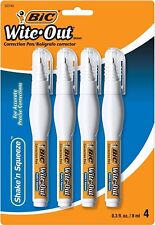 BIC Wite Out Quick Dry Correction Fluid 20 mL Bottles White Pack
