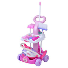 Smoby Reinigungstrolley mit Staubsauger Zubehör Putzwagen Kinder Spielzeug 
