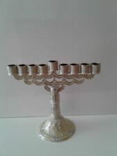 Menorah Tree of Life Rustic Pewter Finish For Hanukkah TOL10